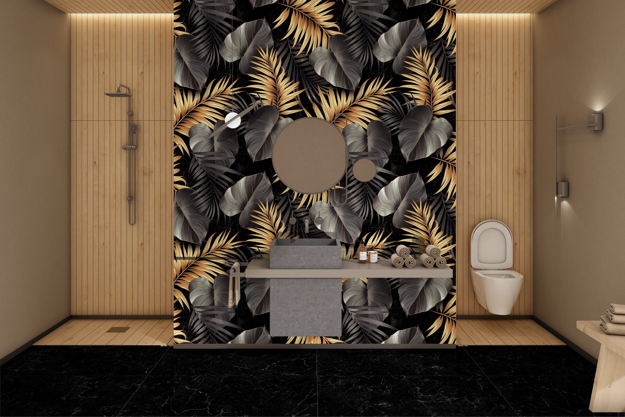 MONZON BLACK DECOR A-B